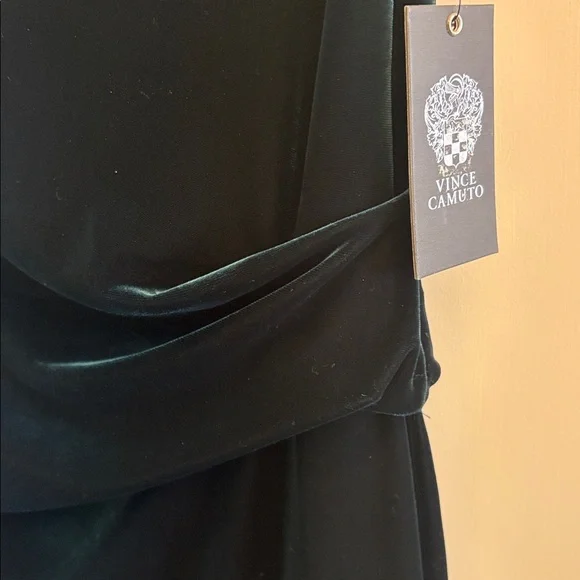 Vince Camuto Emerald Draped Dress - Picture 6 of 8